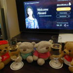 New found friends on SQ First Class Flight from SIN to NRT