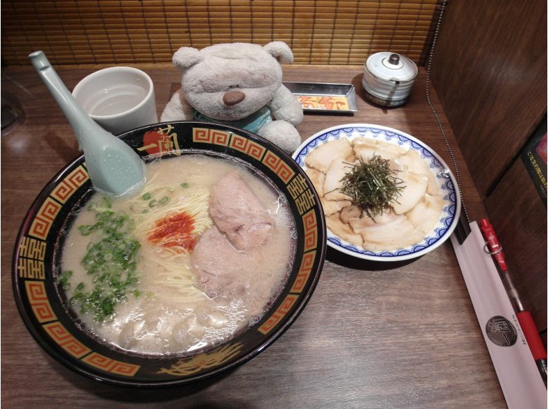 Ichiran ramen with additional chashu