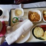 Air China Business Class Beijing to Busan Western Food