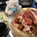 Manjok Ohyang Jokbal Korean Pig's Trotters Foreigner's Menu with Dumplings and Steamed Eggs