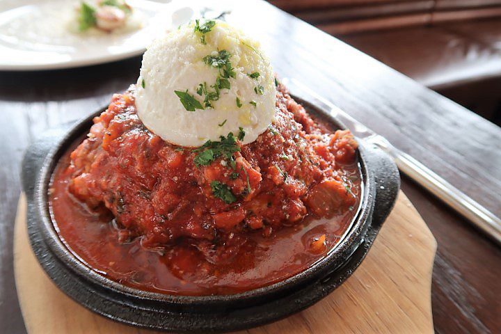 "The Meatball" - Signature Dish of Lavo Italian Restaurant Marina Bay Sands Rooftop