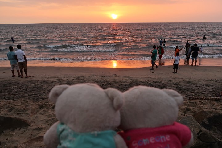 Sunset Cherai Beach Kochi Kerala