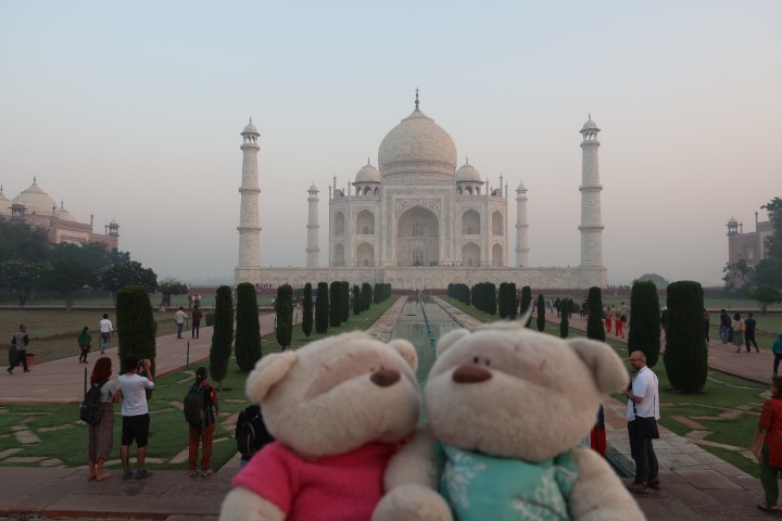 First views of the Taj Mahal
