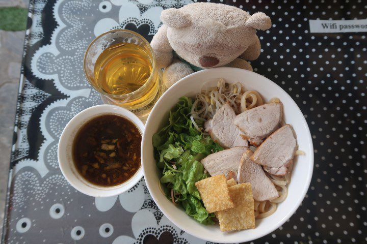 Cao Lao (Hoi An Local Noodles) breakfast at NGO House Villa