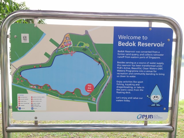 Map of Bedok Reservoir Park