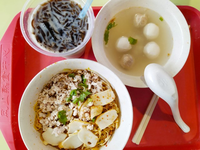 Minced Meat Mee Kia Teo Hong Fishball Minced Meat Noodles Fengshan Market