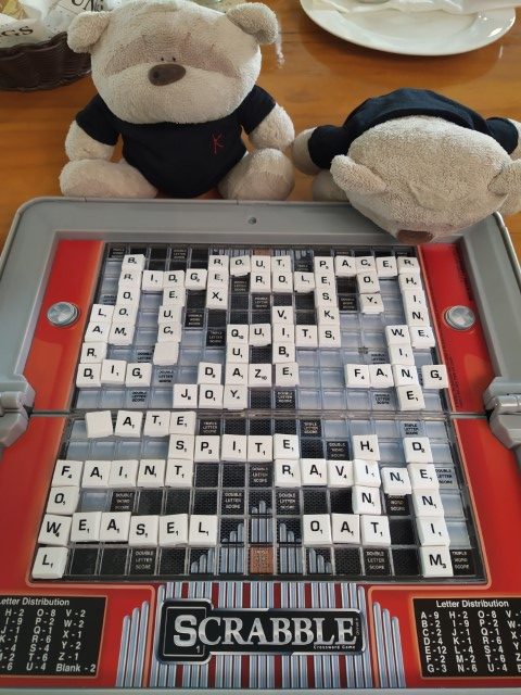 Tom losing scrabble the first time (YOUNGS Bar and Restaurant Review)