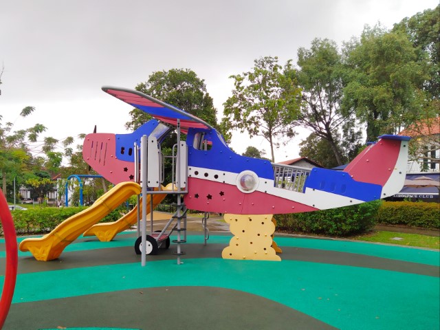 Airplane playground at Seletar Aerospace Park