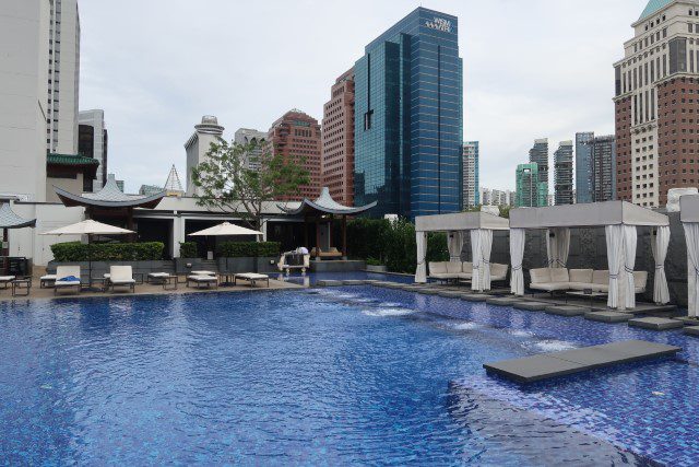 Swimming pool of Marriott Tang Plaza Hotel