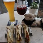 Tacos, beer and sangria at Cross Road Happy Hour Marriott Tang Plaza Hotel