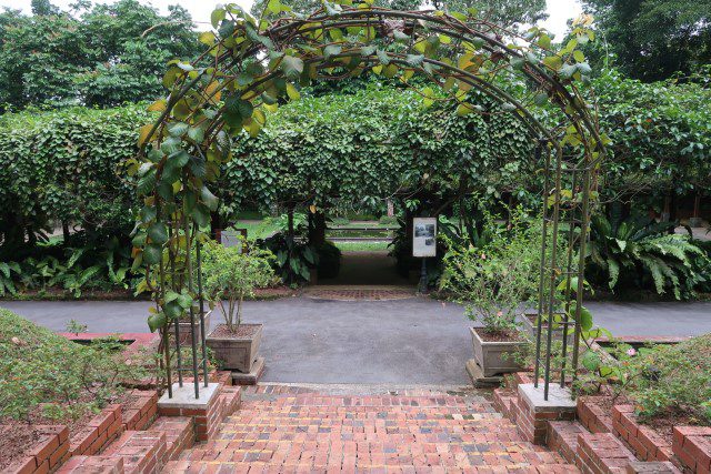 Staircase at Plant House built by World War 2 Prisoners of War at Singapore Botanic Gardens