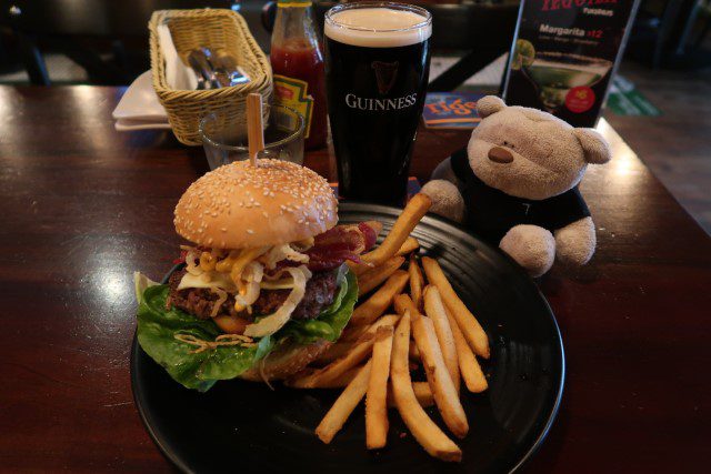 Poet's Burger from the Drunken Poet Orchard Towers ($22)