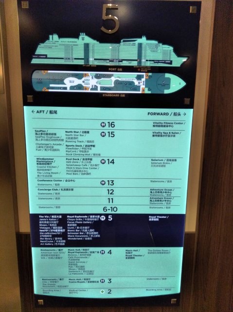 Quantum of the Seas Directory