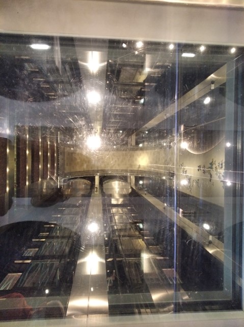See-through Glass floors at Deck 14 of Quantum of the Seas