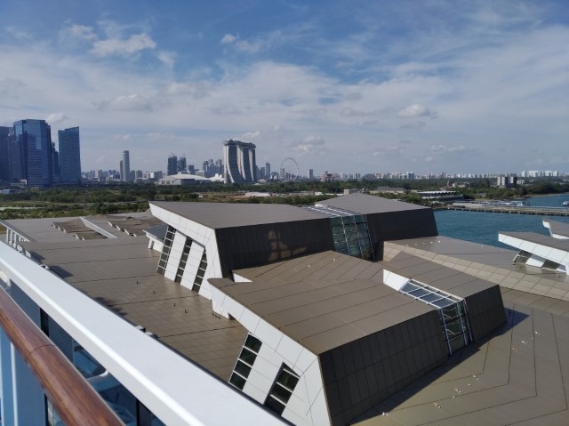 View of Marina Bay Sands from Marina Bay Cruise Centre
