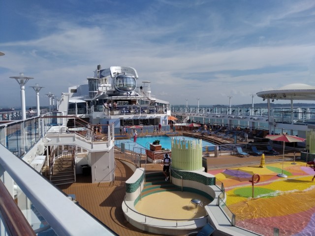Pool Deck on Deck 14 of Quantum of the Seas