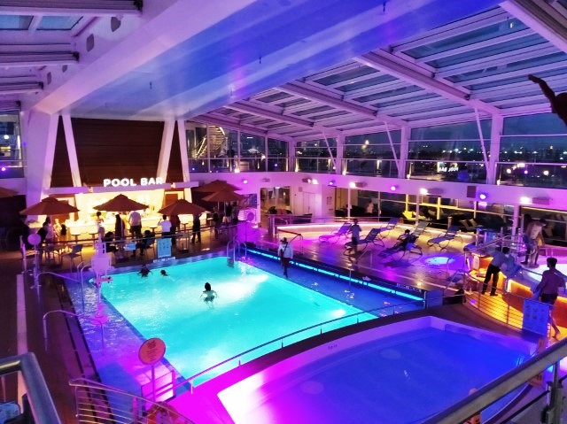 Indoor Pool at Deck 14 of Quantum of the Seas
