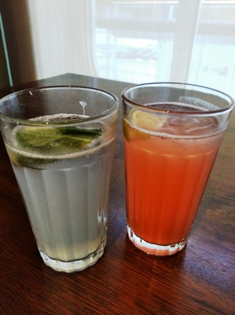 Berry Blast and Homemade Lemonade from Jamie's Italian Quantum of the Seas Non-Alcoholic Drinks Refreshment Package