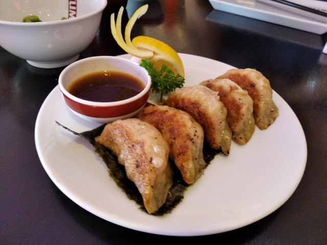 Pork Gyoza Dumpling Izumi Restaurant Quantum of the Seas