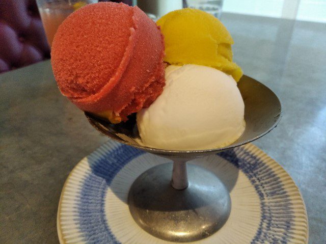 Assorted Sorbet - Jamie's Italian Restaurant Quantum of the Seas Review