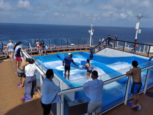 FlowRider (Complimentary Activity) Quantum of the Seas Cruise to Nowhere