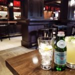 No-jito mocktail and san pellegrino sparkling water from Harp and Horn Quantum of the Seas