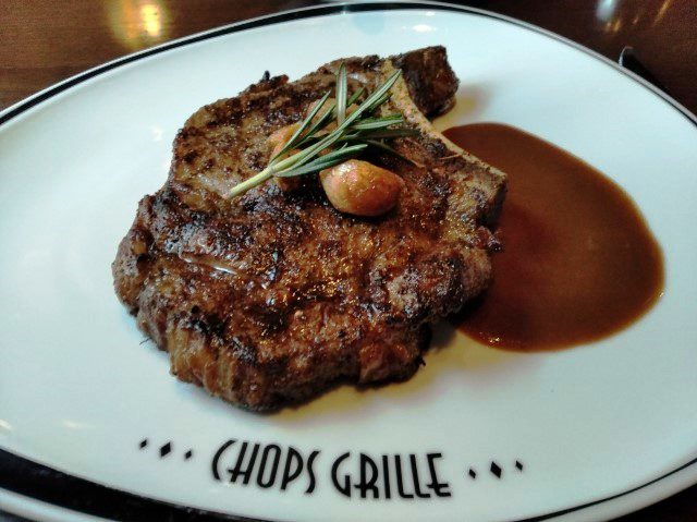 16oz Prime Bone-In Ribeye Chops Grille Royal Caribbean Cruise Review