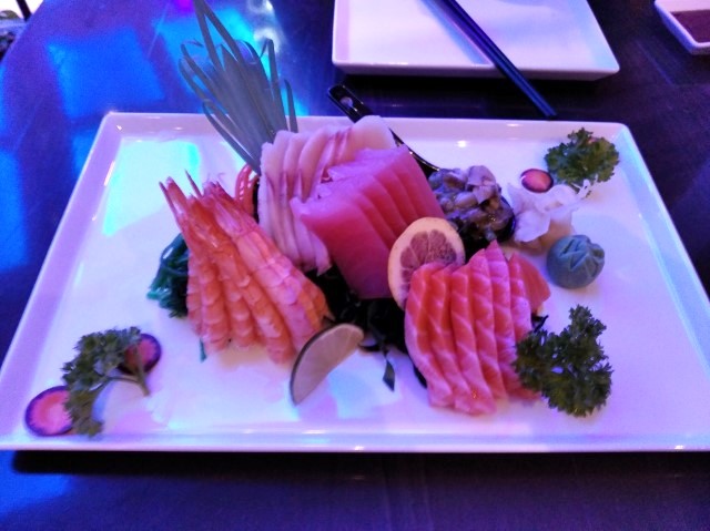 Assorted Sashimi at Izumi Japanese Restaurant Quantum of the Seas Review