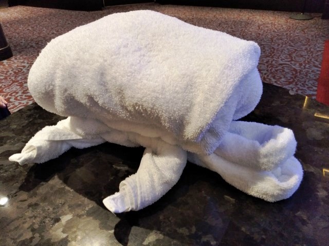 Towel Folding Quantum of the Seas Cruise to Nowhere