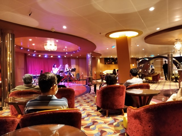 Accolade Duo with Violinist Victoria and Guitarist Anna on Quantum of the Seas Cruise to Nowhere