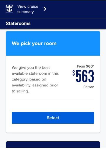 When we made our first booking the balcony rooms went for close to $600 per room aboard Quantum of the Seas