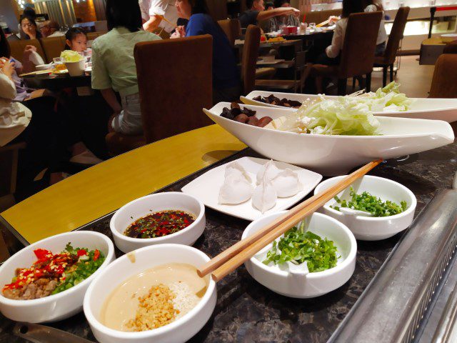 Hai Di Lao Lunch Set with Vegetables