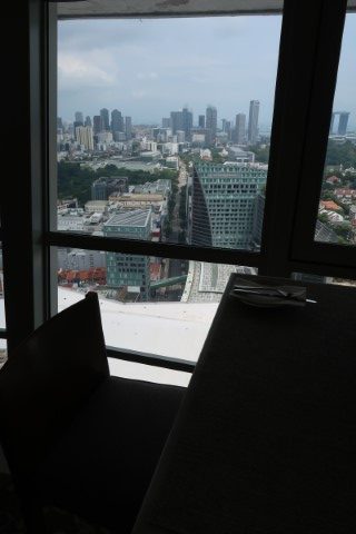 Views of Orchard Road from Meritus Club Lounge (Mandarin Orchard Singapore)