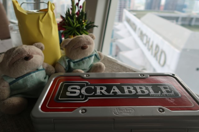 Games of Scrabble at Meritus Club Lounge Mandarin Orchard Singapore