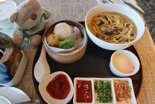 Meritus Club Lounge Mandarin Orchard Singapore Noodle Set