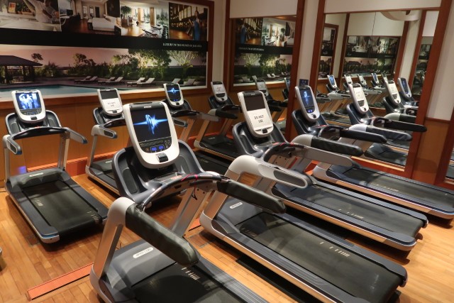 Fairmont Singapore Gym: Treadmills