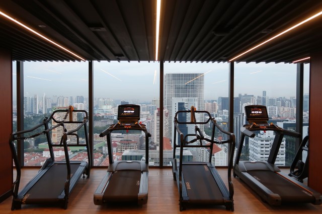 The Clan Hotel Sky Gym (Treadmills with a View)