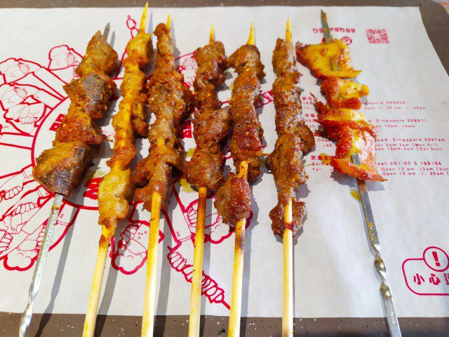 Assortment of meats we ordered at BBQ Box Chinatown