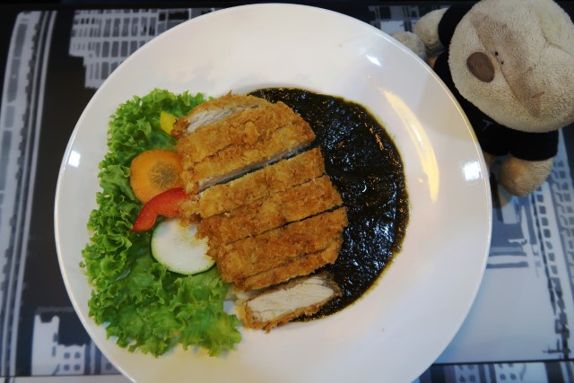 Black Curry with Pork Loin Cutlet ($19)