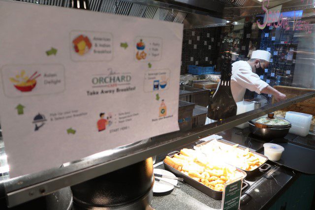 "Buffet Breakfast" at Orchard Hotel