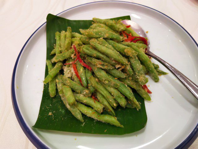 House of Seafood Fried French Beans with Dried Shrimp