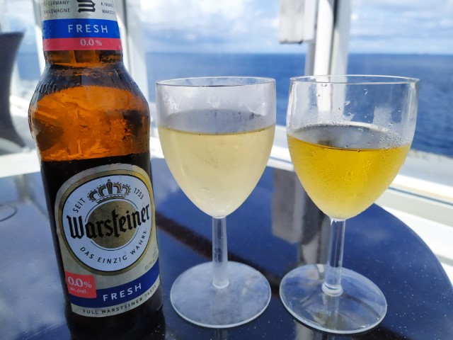 Dream Cruises Classic Beverage Package Review - Non-Alcoholic Beers and White Wines