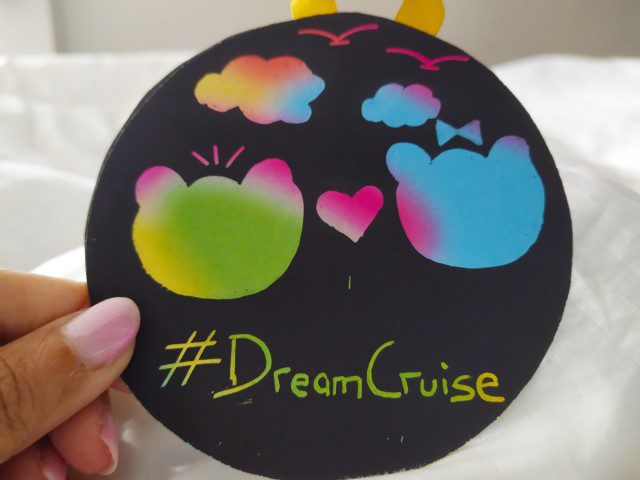 Creative Graffiti Class on Dream Cruises Cruise to Nowhere on Genting World Dream