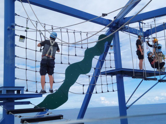 Rope Course - Genting World Dream Cruise to Nowhere