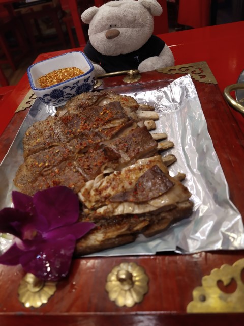 Manchuria Lamb Hotpot Restaurant - BBQ Lamb Ribs (宫廷锡纸烤羊排) at $39
