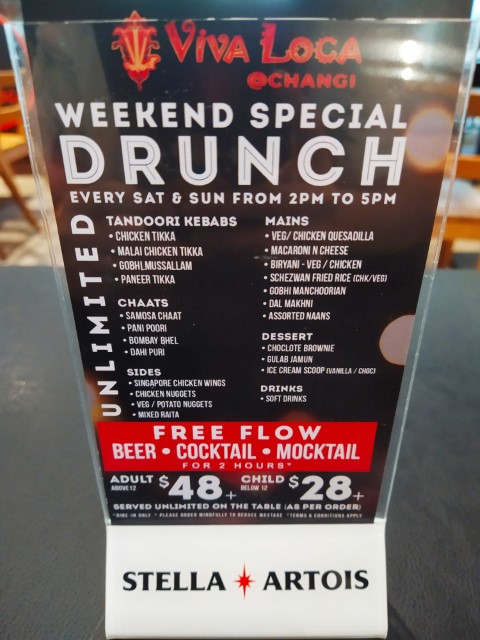 Weekend Special Drunch at Viva Loca @ Changi City Point The Oasis