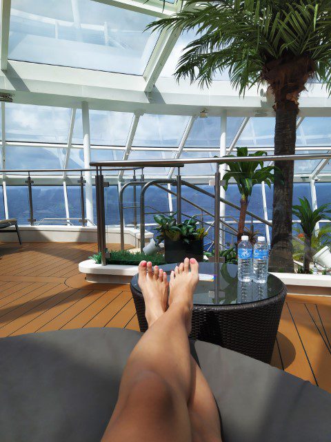 One of our favourite seats in Solarium Quantum of the Seas