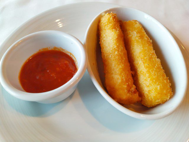 Royal Caribbean Cruise Lunch Day 2 Mozzarella Cheese Sticks