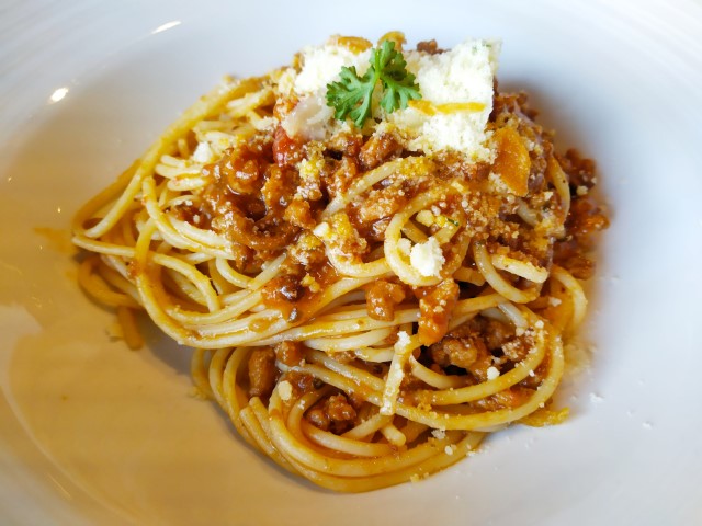 Royal Caribbean Cruise Lunch Day 2 Spaghetti Bolognese