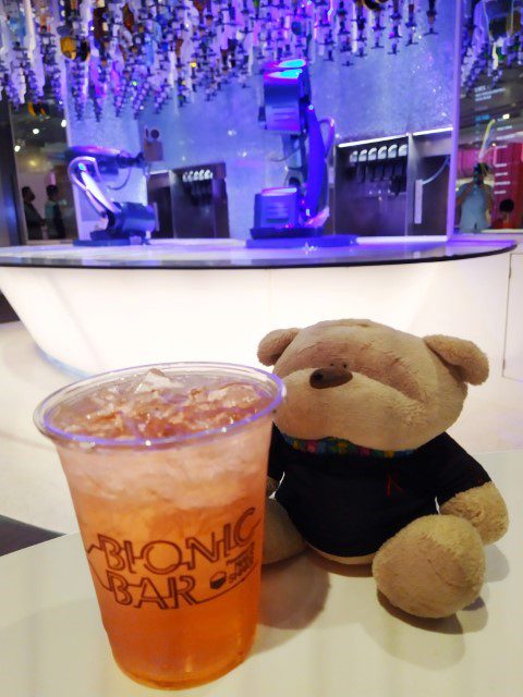 2bearbear at Bionic Bar Royal Caribbean Cruise Quantum of the Seas Cruise To Nowhere